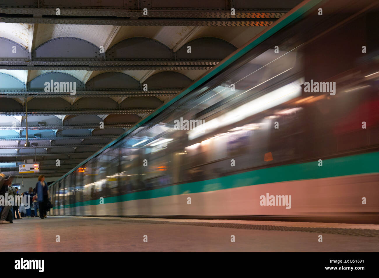 Champs Elysées Clemenceau Metro-Station Paris Frankreich Stockfoto