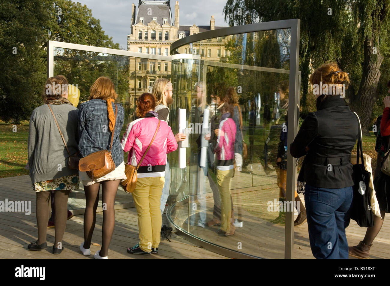 Regent es Park Frieze Art fair / outdoor Kunstausstellung Stockfoto