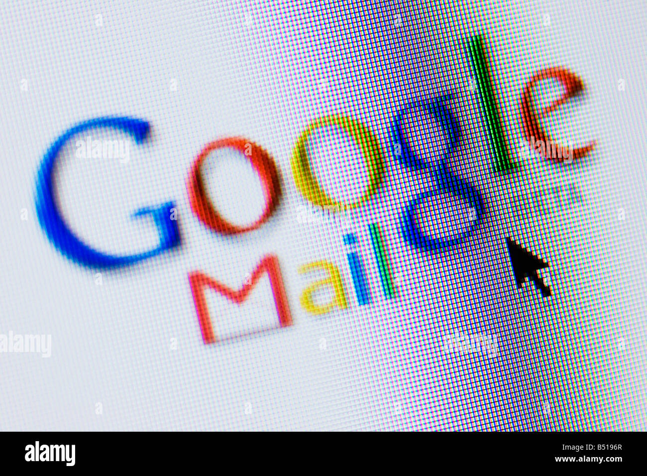 Google Mail Website Google Mail www.gmail.com Stockfoto