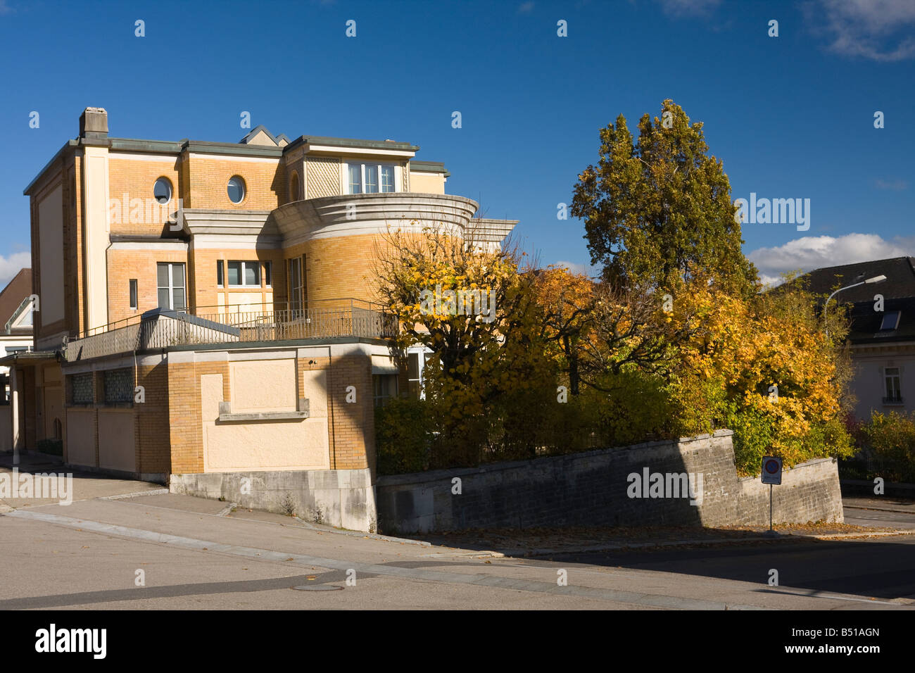 Das türkische Haus oder Schwob Haus des Architekten Charles-Edouard Jeanneret oder Le Corbusier in La Chaux-de-Fonds Schweiz Stockfoto