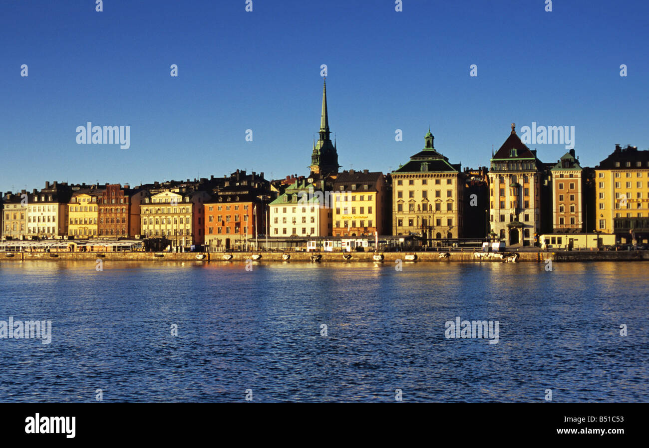 Riddarholm Insel, Stockholm, Schweden Stockfoto