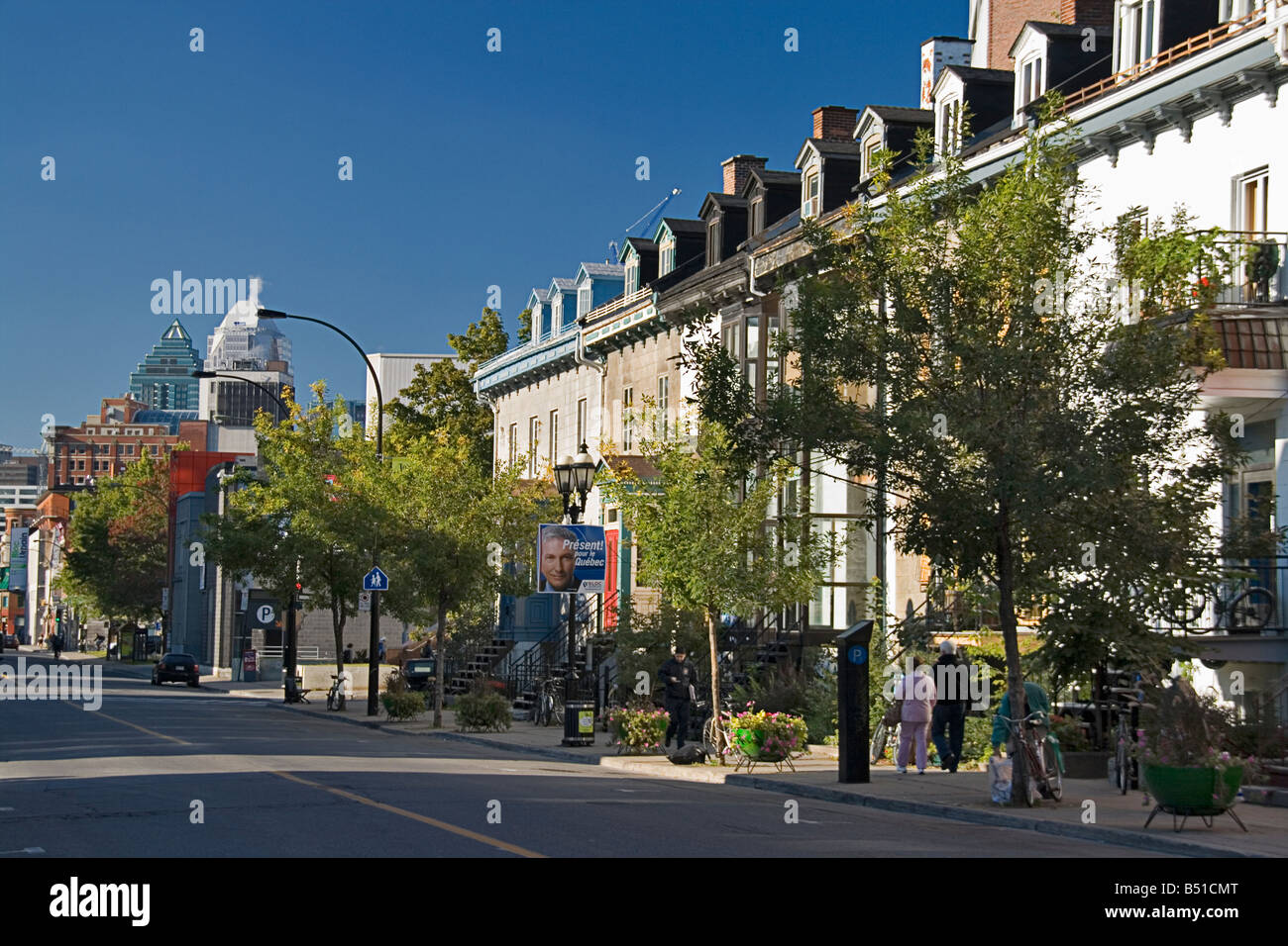 Die Innenstadt von Montreal Quebec Kanada Stockfoto