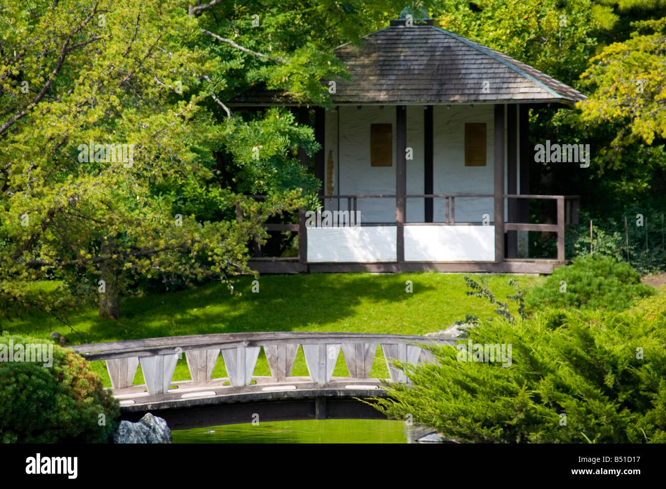 Japaniese Botanischer Garten Montreal Stockfoto