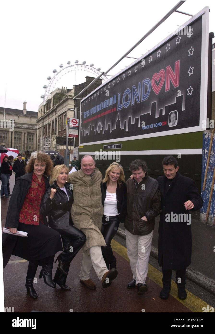 Bürgermeister von London Ken Livingstone startet die London viel Kampagne entwickelt, um Last-Minute-Buchungen vom Rest des steigern Stockfoto