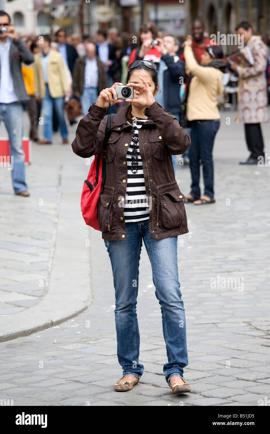 Touristen fotografieren Stockfoto
