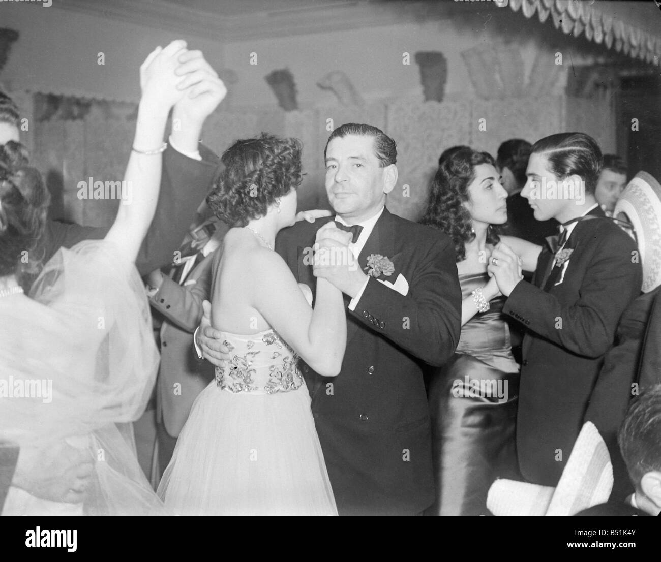 Mark Purrell tanzen in Roms Excelsior Hotel. &#13; &#10; 1950 &#13; &#10; 022074/3 Stockfoto