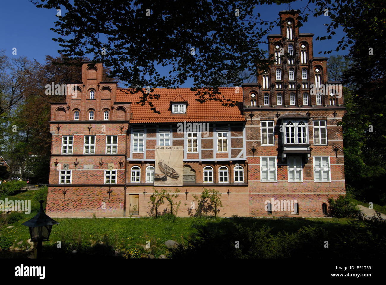 Bergedorfer Schloss in Hamburg Stockfoto