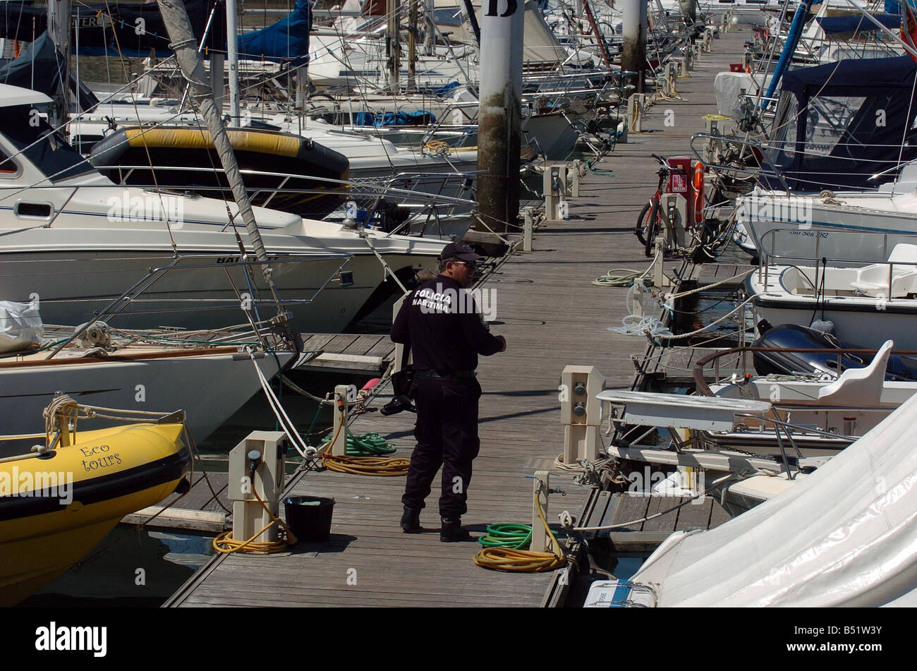 Polizei suchen Lagos Marine auf Jagd nach vermissten 3 Jahre alten Madeline McCann Madeleine McCann Stockfoto