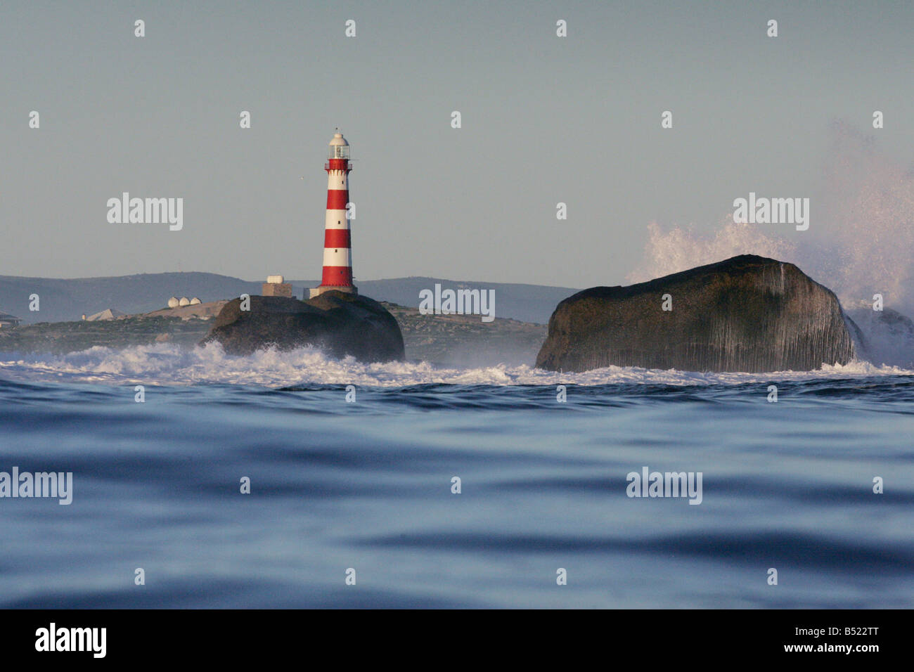 Dassen Island Lighthouse, Kapstadt Stockfoto