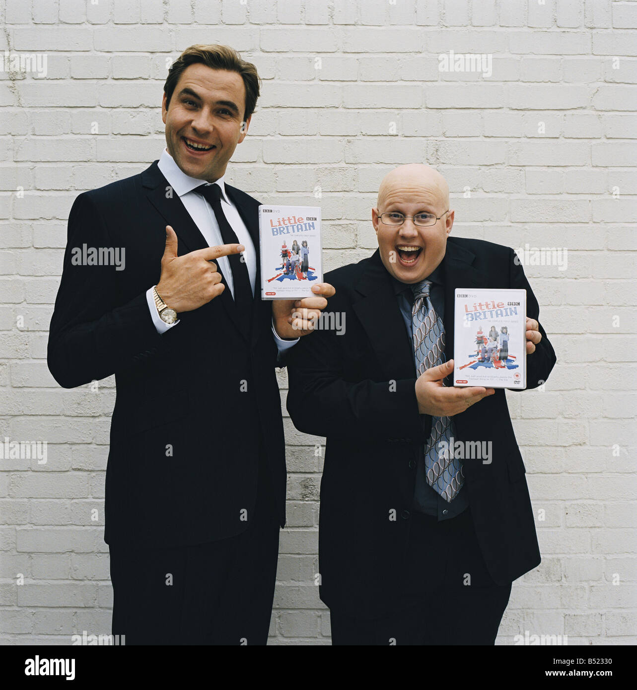 MATT LUCAS UND DAVID WALLIAMS VON LITTLE BRITAIN Stockfoto
