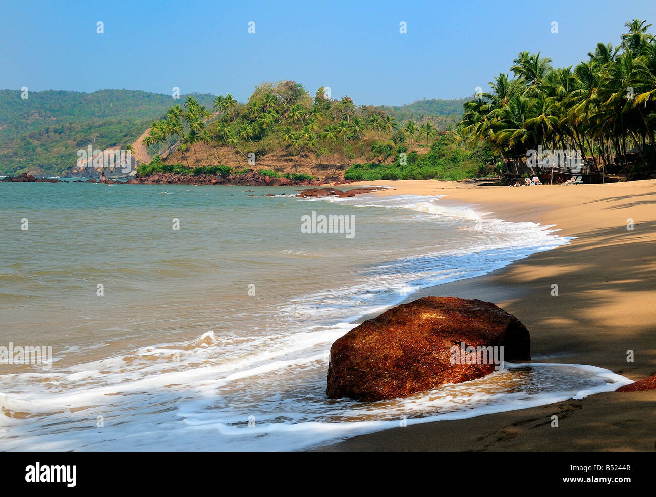 Cola Beach Canacona Goa Indien Stockfoto