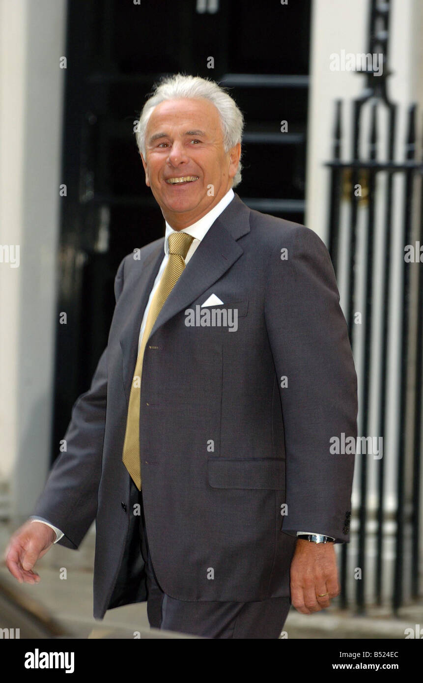 O.P.S Lord Levy verlassen Nummer 10. Stockfoto