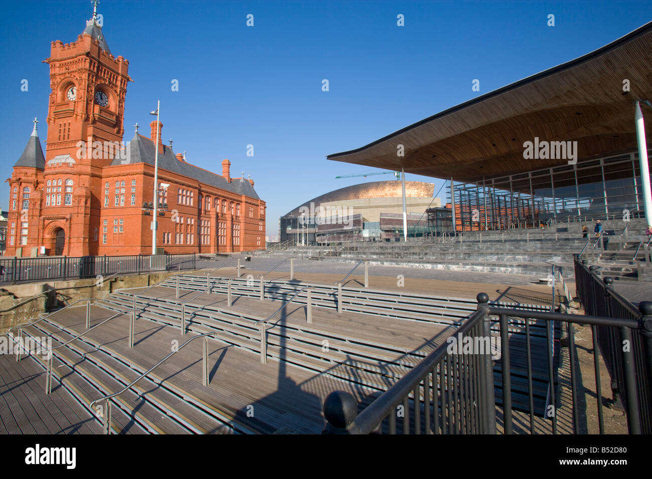 Waliser Versammlung Regierung Gebäude. Senedd, Cardiff Bay Stockfoto