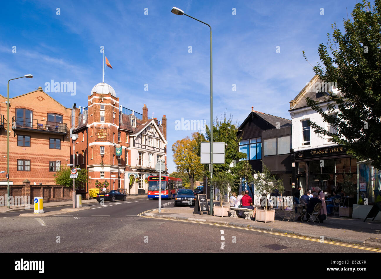 White Hart Lane Barnes SW13 London Vereinigtes Königreich Stockfoto