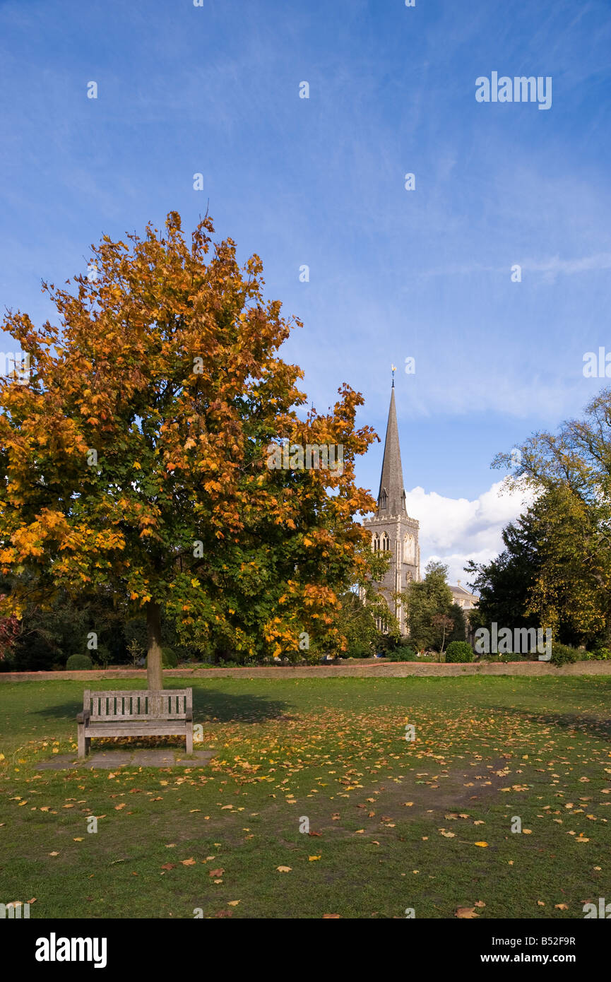 St. Marien Kirche Wimbledon Park SW19 London Vereinigtes Königreich Stockfoto