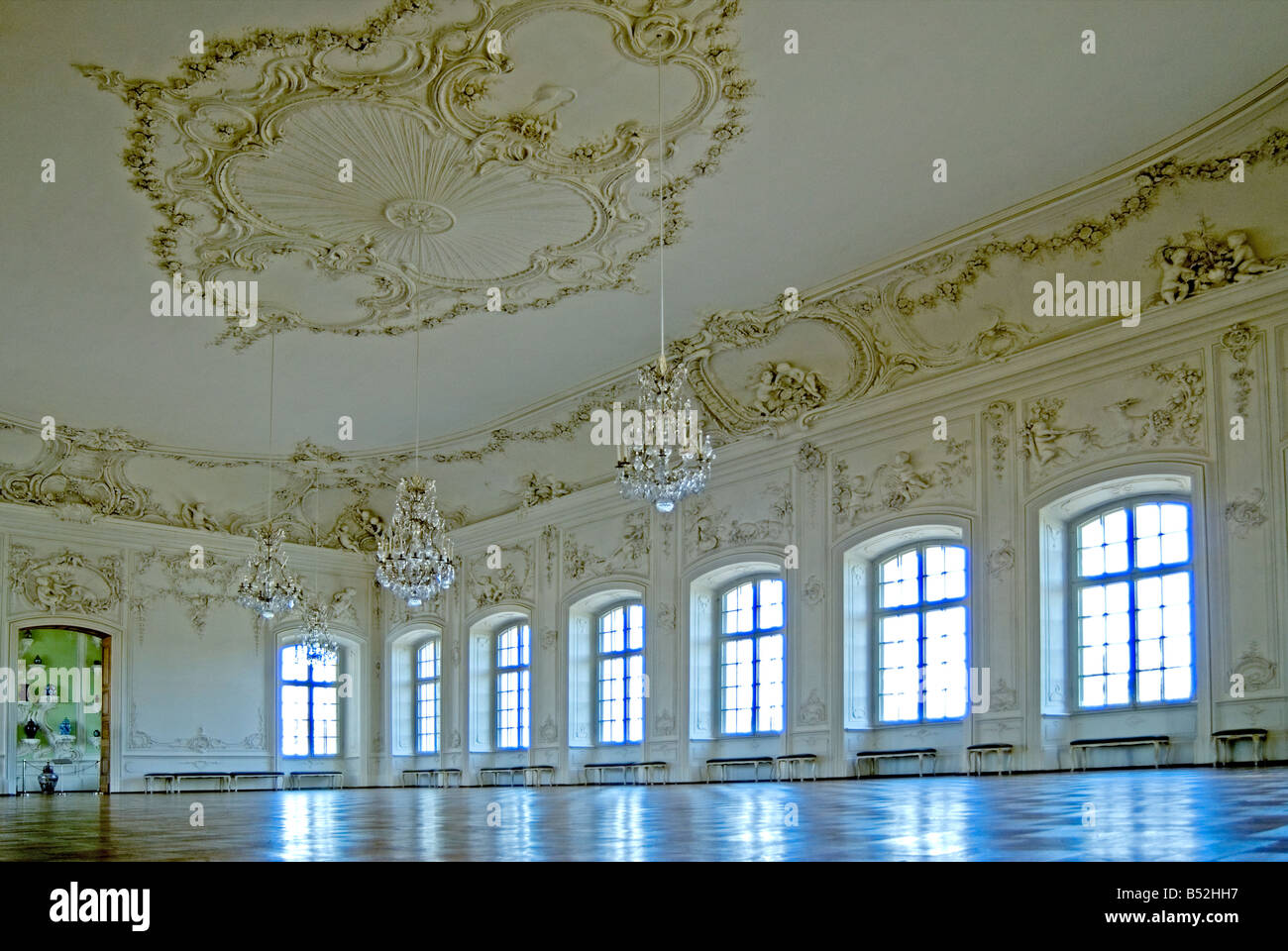 Rundale Palace Lettland State Room Stockfoto