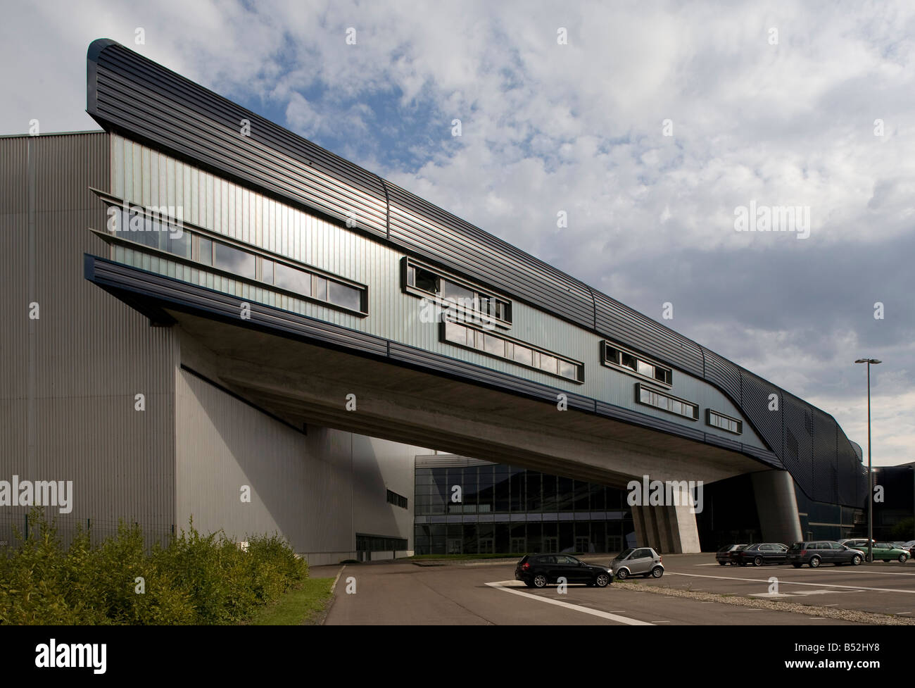 Leipzig, BMWWerk, Zentralgebäude, Zaha Hadid 2005 Stockfotografie Alamy