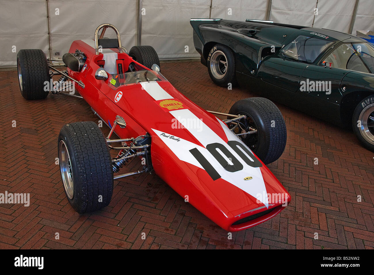 Lola Autos 50 Jahre Feier. Parade Markt schone Huntingdon 12. Oktober