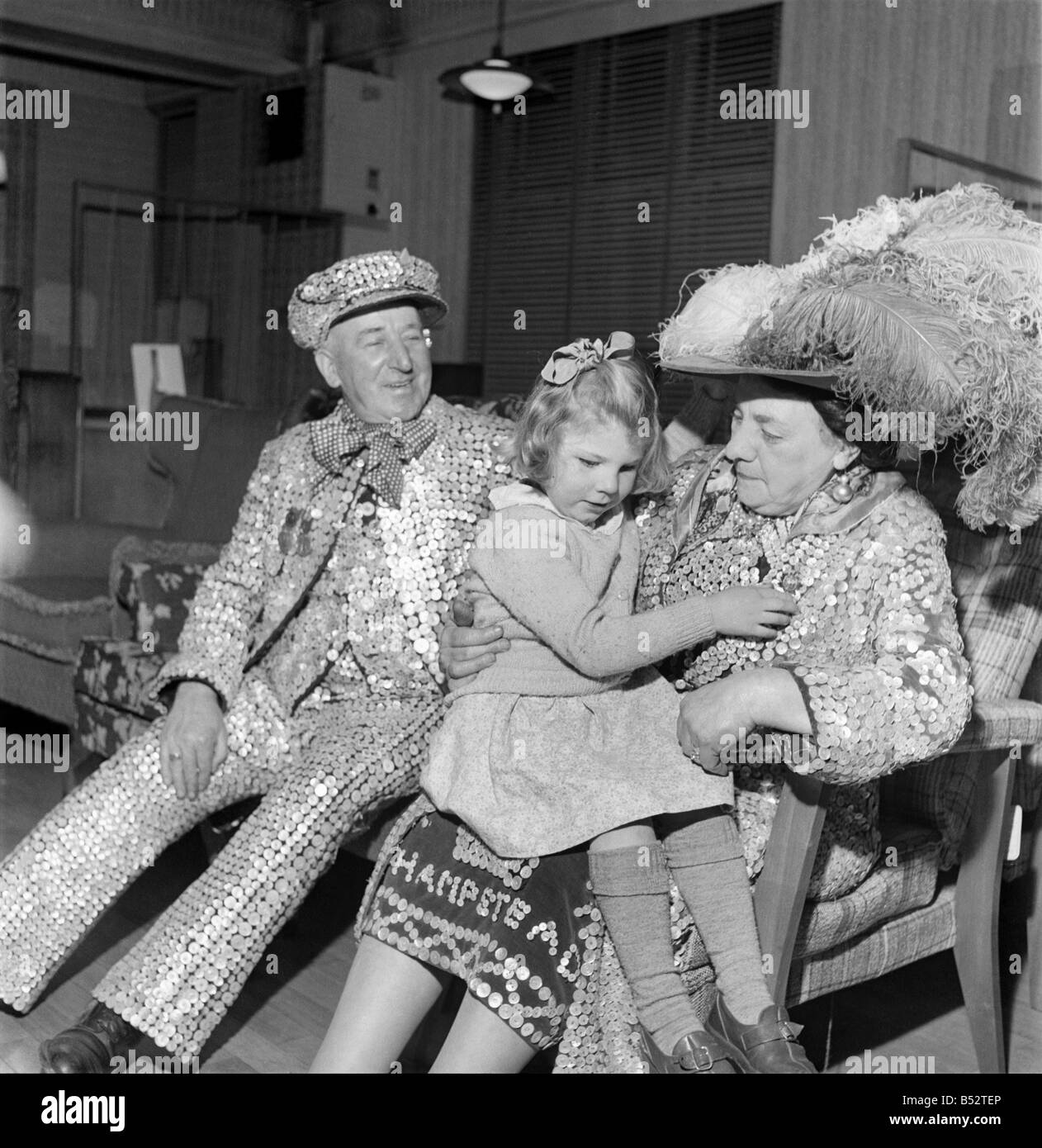 Peenlie König und Bert Matthews. November 1952 C5719 Stockfoto