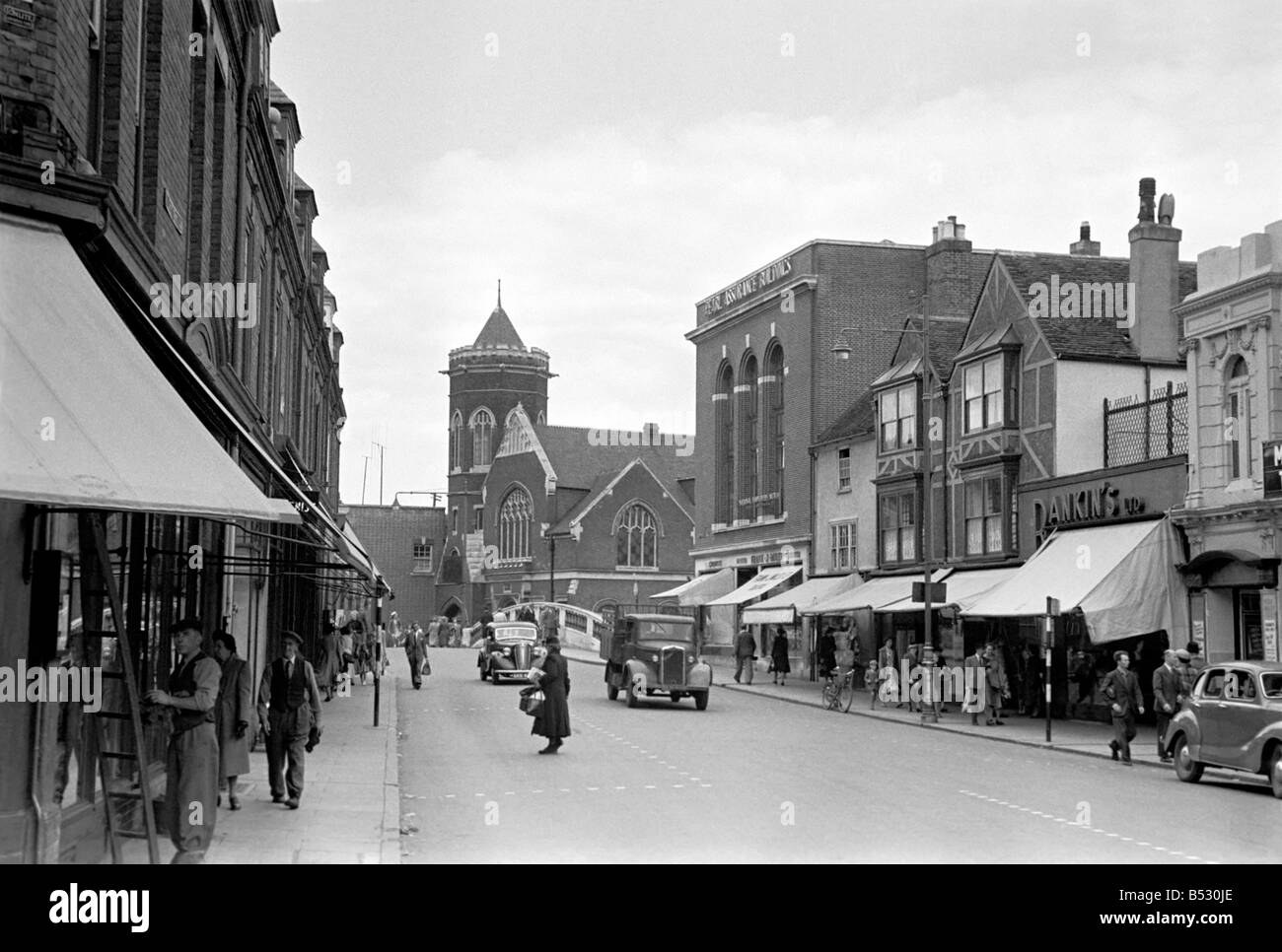 Ruggles. Chemsford, Essex Straßenszenen. Juni 1952 C3017 Stockfoto