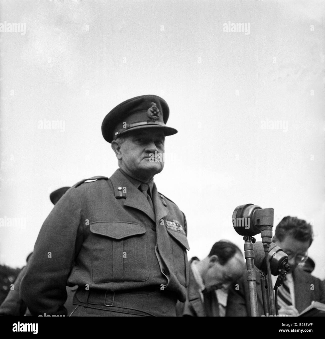 Feldmarschall Sir William Slim. März 1952 C1213 Stockfoto