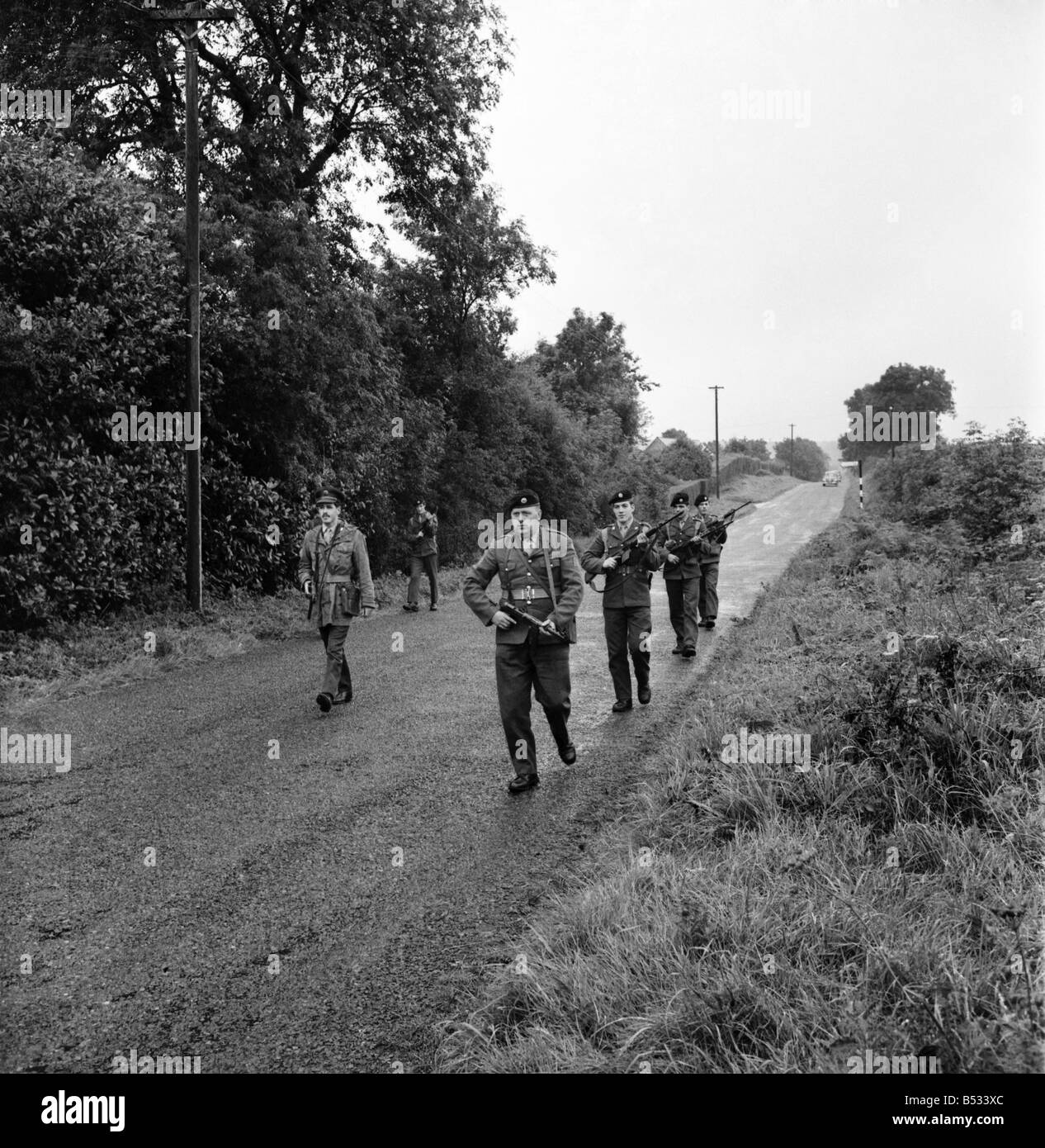 Nordirland August 1969. Südlichen irischen Truppen patrouillieren die Grenze zu Nordirland. August 1969 Z8270-003 Stockfoto