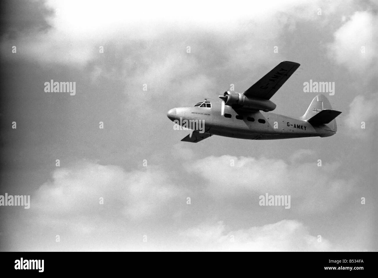 Farnborough Airshow. Percival Prinz. September 1952 C4316a-016 Stockfoto