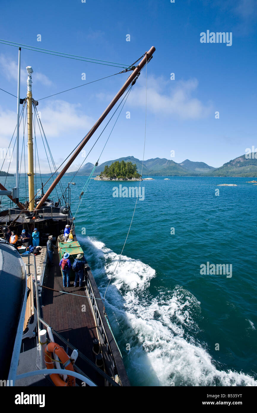 Uchuck cruise Nootka Vancouver Island in British Columbia Kanada Stockfoto
