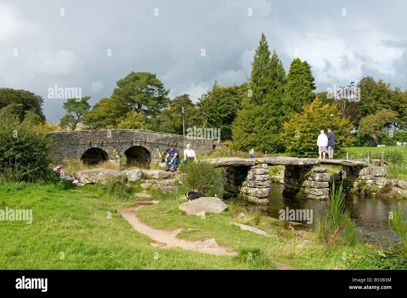 Postbridge, Dartmoor Nationalpark Südwestengland Devon England UK SCO 0981 Stockfoto