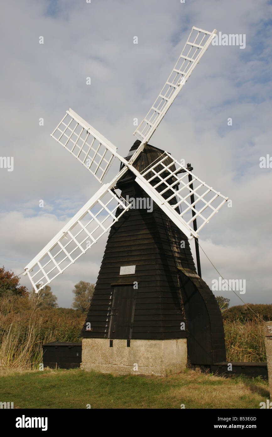 Wicken Fen National Nature Reserve Windpumpe, Cambridgeshire, East Anglia, England Stockfoto