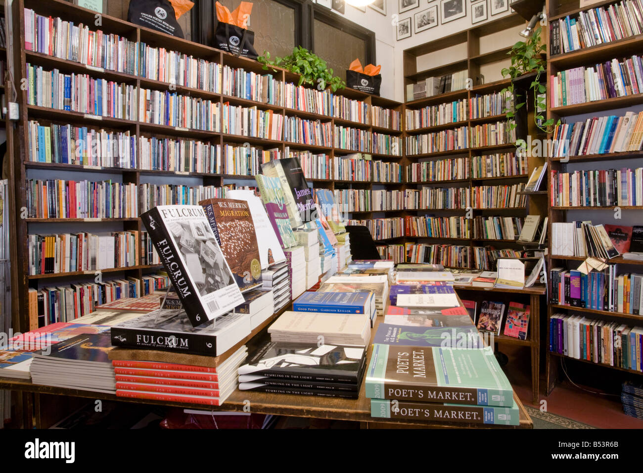 Cambridge, Massachusetts Grolier Poesie Buch Shop Stockfoto