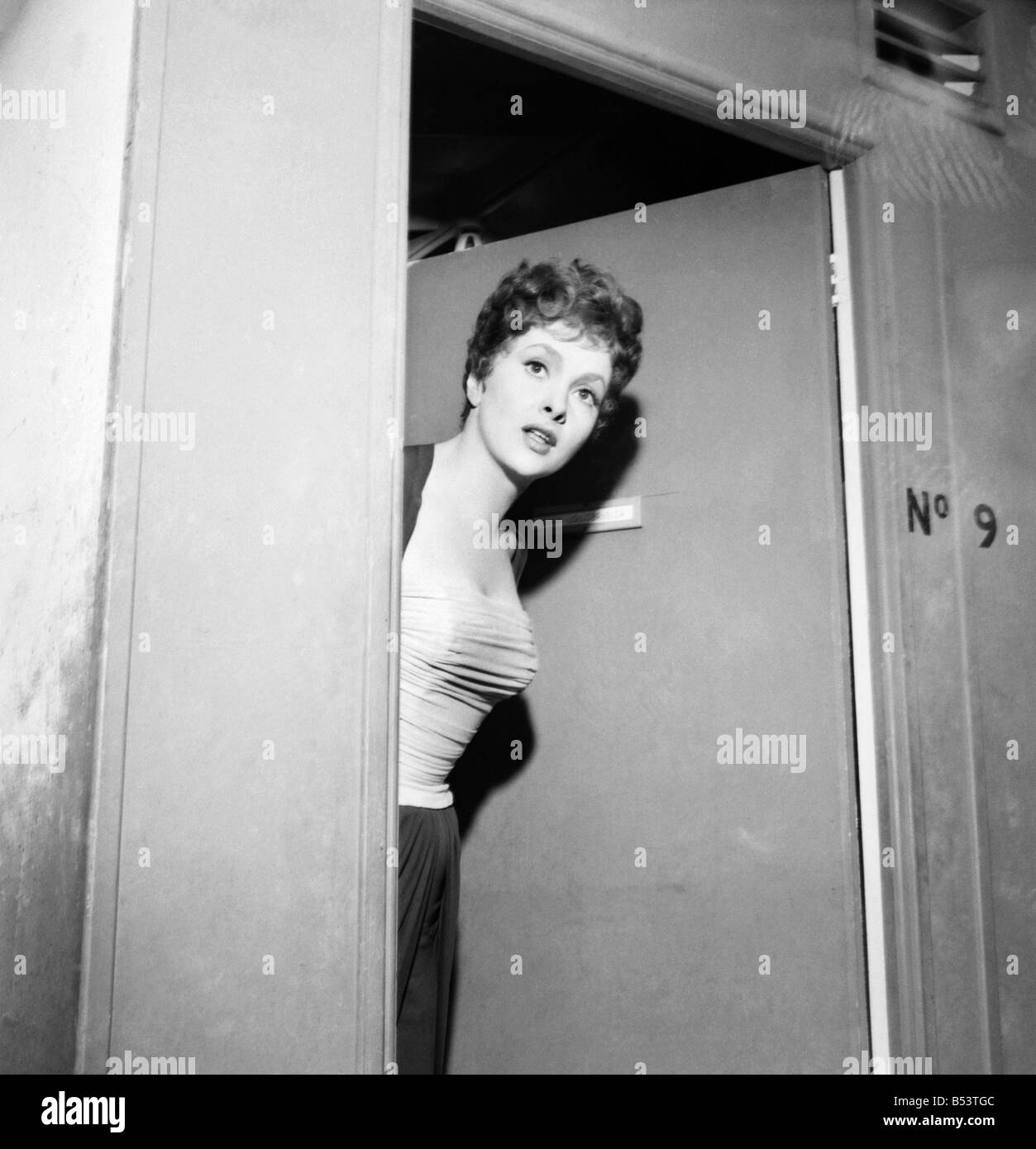 Italienische Schauspielerin Gina Lollobrigida. Mai 1953 D2596 Stockfoto