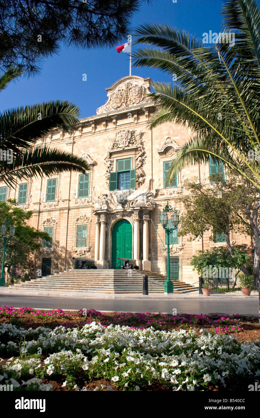 Amt des Premierministers, Valletta, Malta Stockfoto