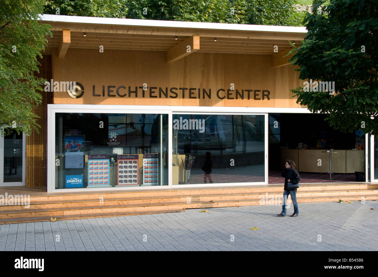 Liechtenstein Center, Tourismus, Informationen, Büro, National, Tourismus, Touristen, Vaduz, Europa, europäisch Stockfoto