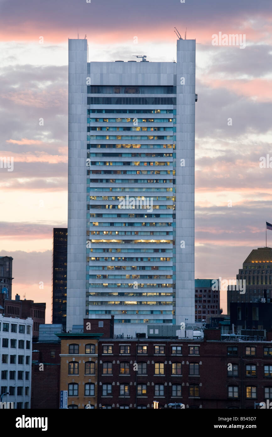 Federal Reserve Bank Building Boston, Massachusetts Stockfoto