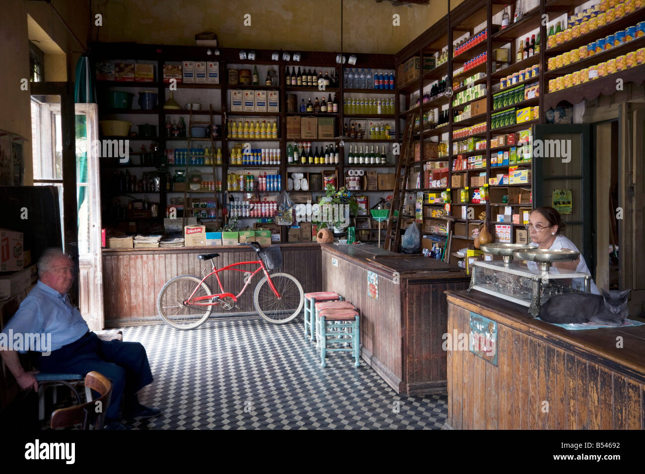 Los Prinicipios ein Almacen Lebensmittelgeschäft und eine Bar in der Stadt San Antonio de Areco in Buenos Aires Provinz Argentinien Stockfoto