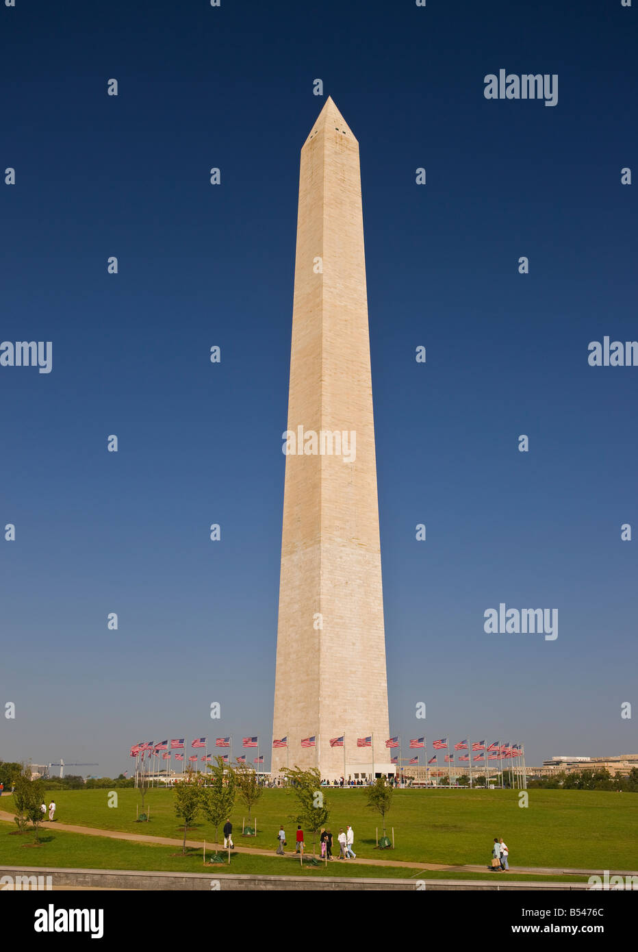 WASHINGTON DC USA Washington Monument Stockfoto