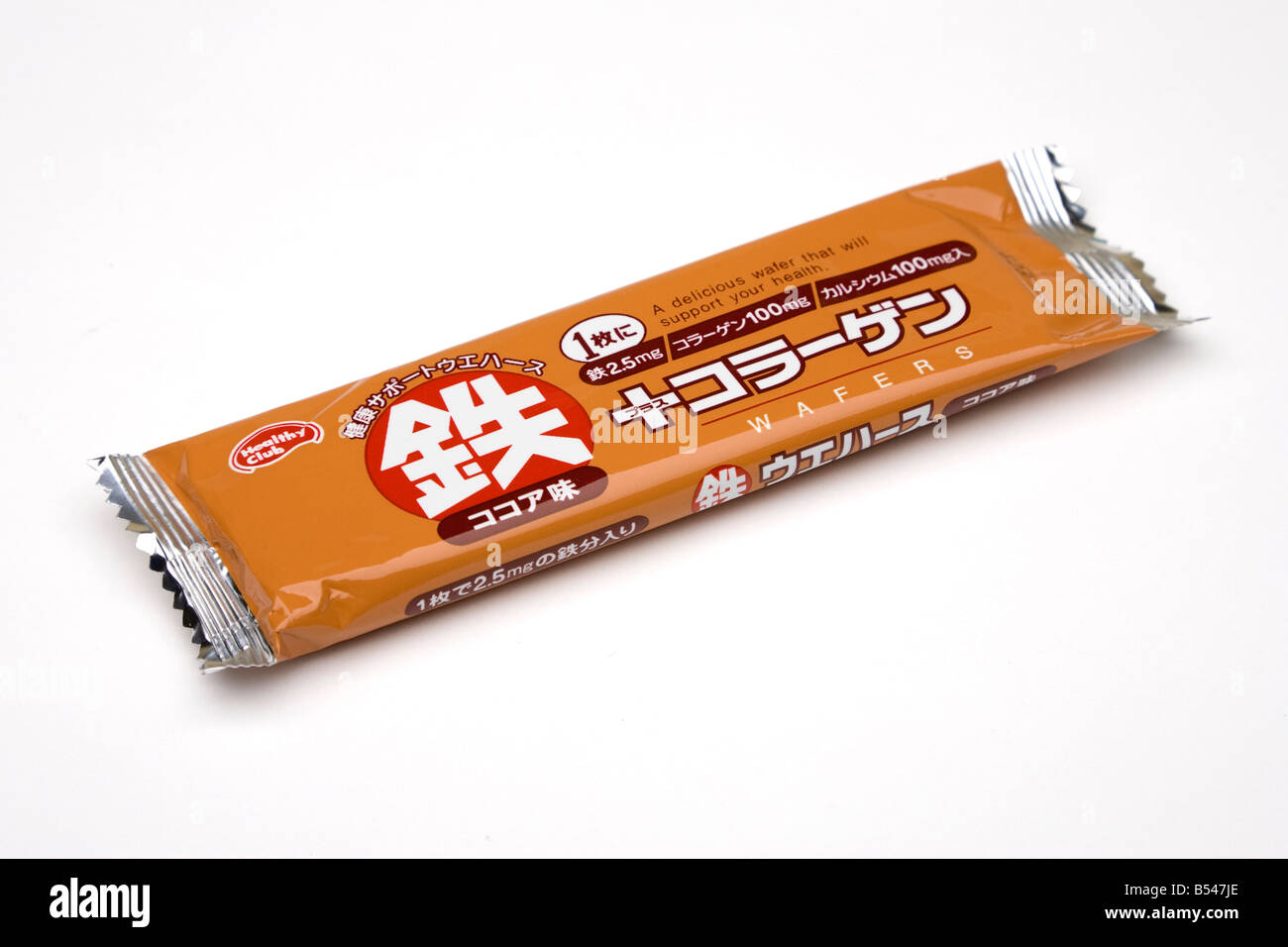 Chinesisch-gebildete Wafer Bar Snack Essen Stockfoto