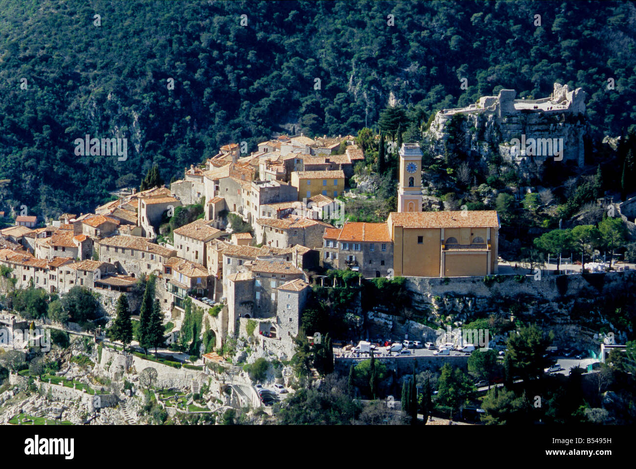 Eze Village Alpes-MAritimes 06 Französisch Riviera Côte d ' Azur PACA Frankreich Europa Stockfoto