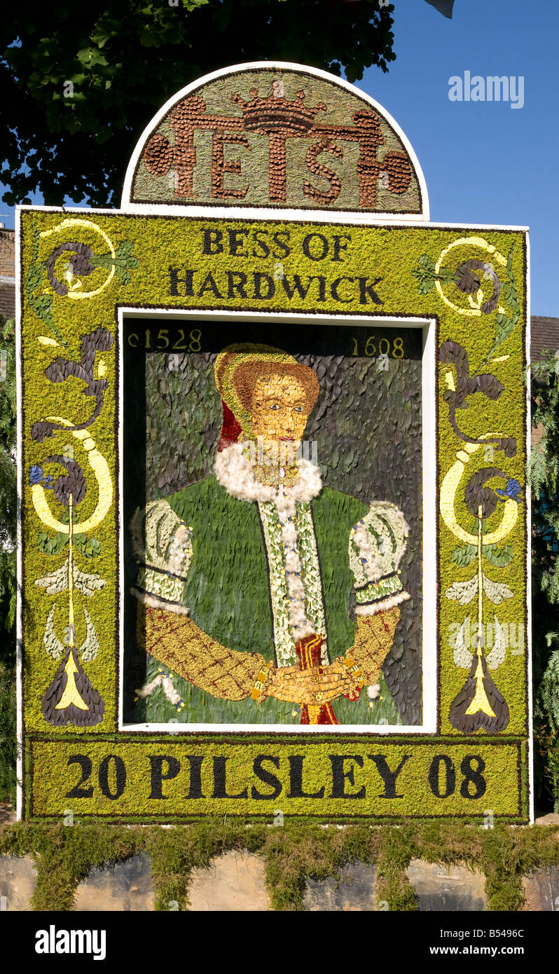 Pilsley auch 2008 auf Bess of Hardwick Thema dressing Stockfoto