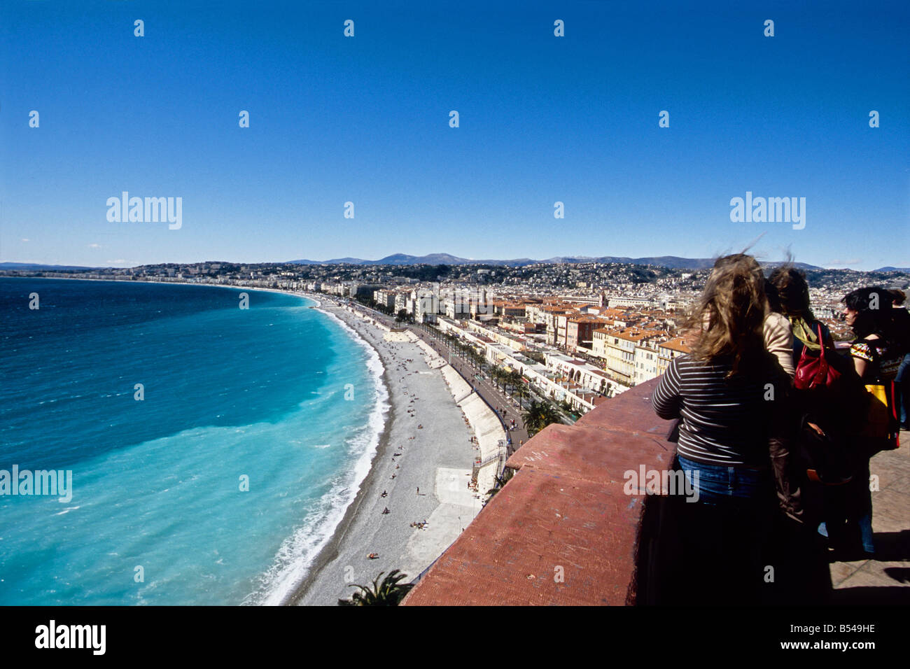 Promenade des Anglais Nizza Alpes-MAritimes 06 Französisch Riviera Cote d ' Azur PACA Frankreich Europa Stockfoto