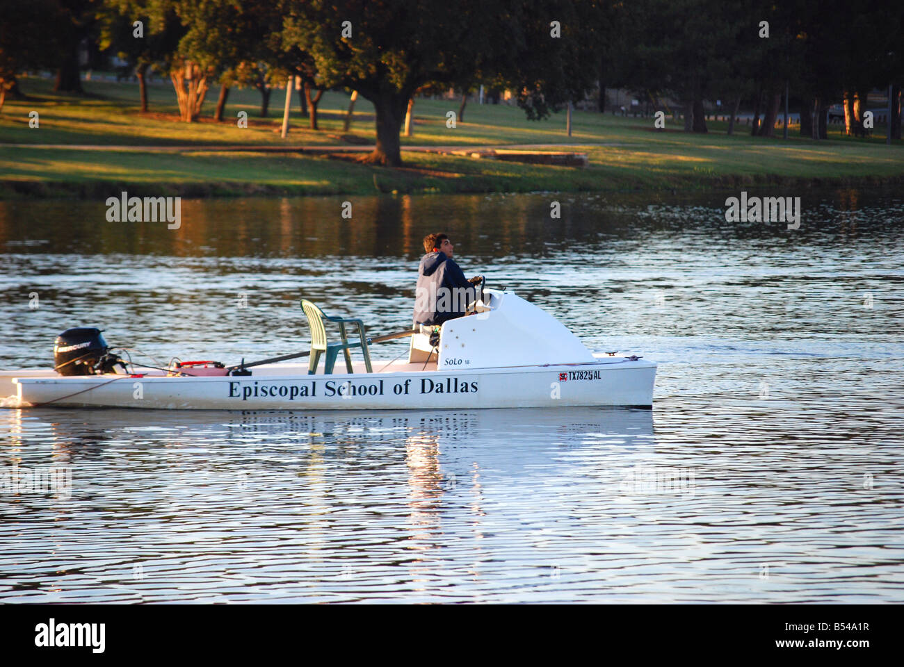 Dallas Episcopal School Boat Stockfoto