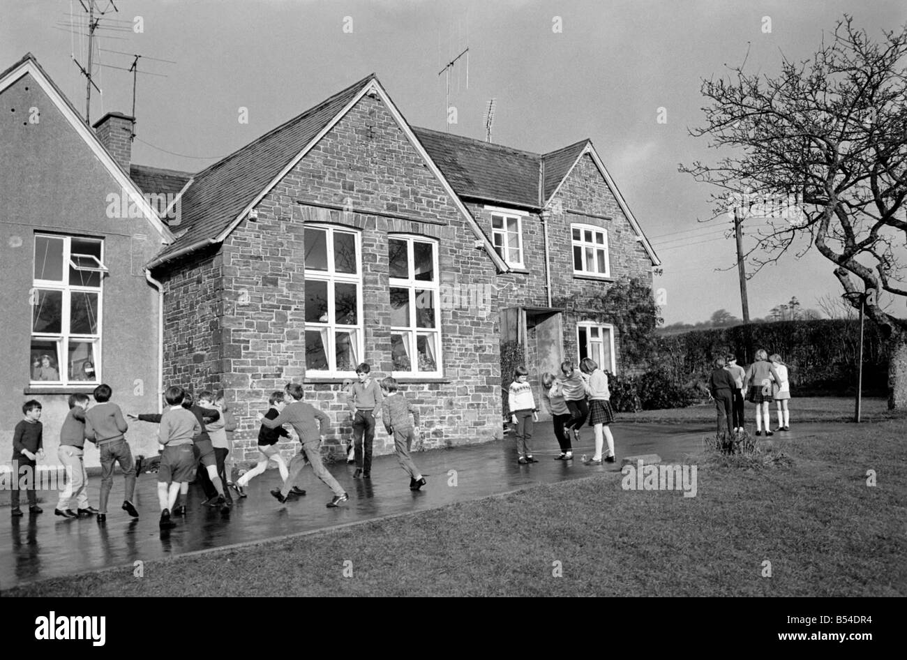 Viktorianische Schule Feature. Bray Gymnasium, Brayford, North Devon