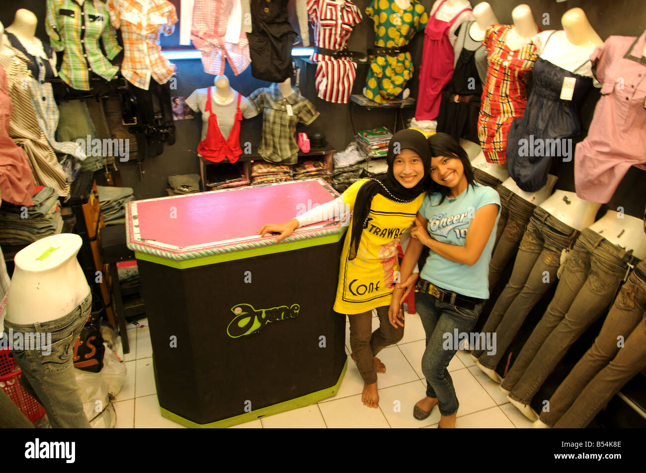 Pasar Atas Bukittingi Sumatra Indonesien Stockfoto