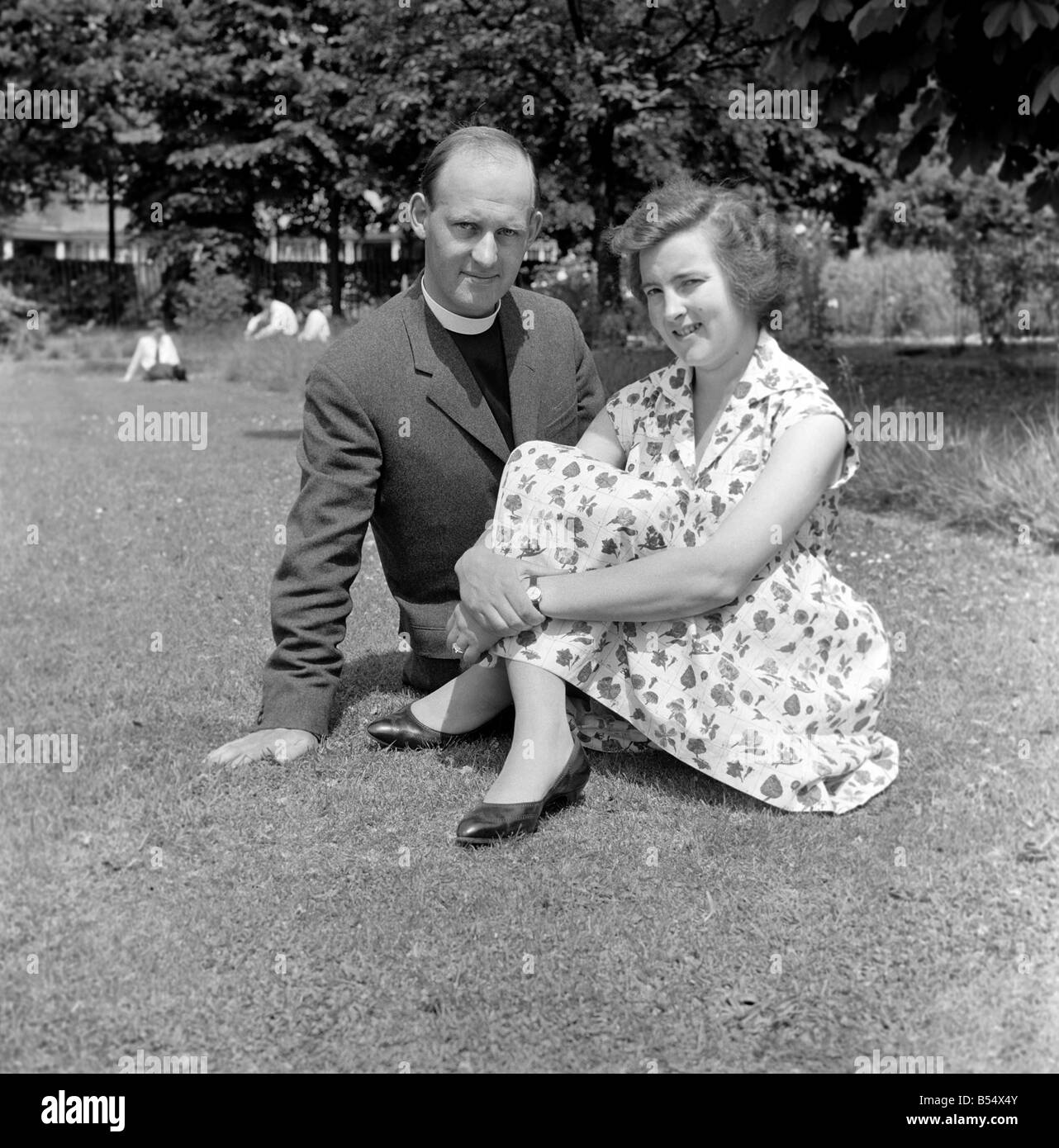 Prinzessin Elizabeth Donata Reuss von Wien und Ehemann Peter Coleman Rev. &#13; &#10; Juni 1960 &#13; &#10; M4402-004 Stockfoto