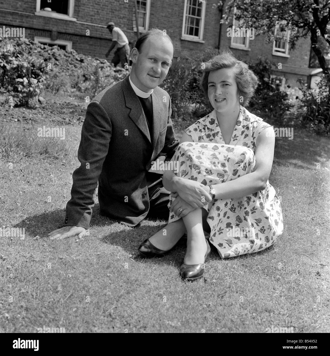 Prinzessin Elizabeth Donata Reuss von Wien und ihr Ehemann Reverend Peter Coleman. &#13; &#10; Juni 1960 &#13; &#10; M4402 Stockfoto