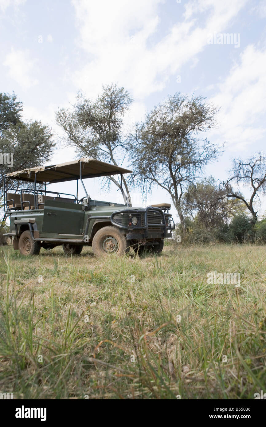 Safari-Fahrzeug, Gauteng, Südafrika Stockfoto