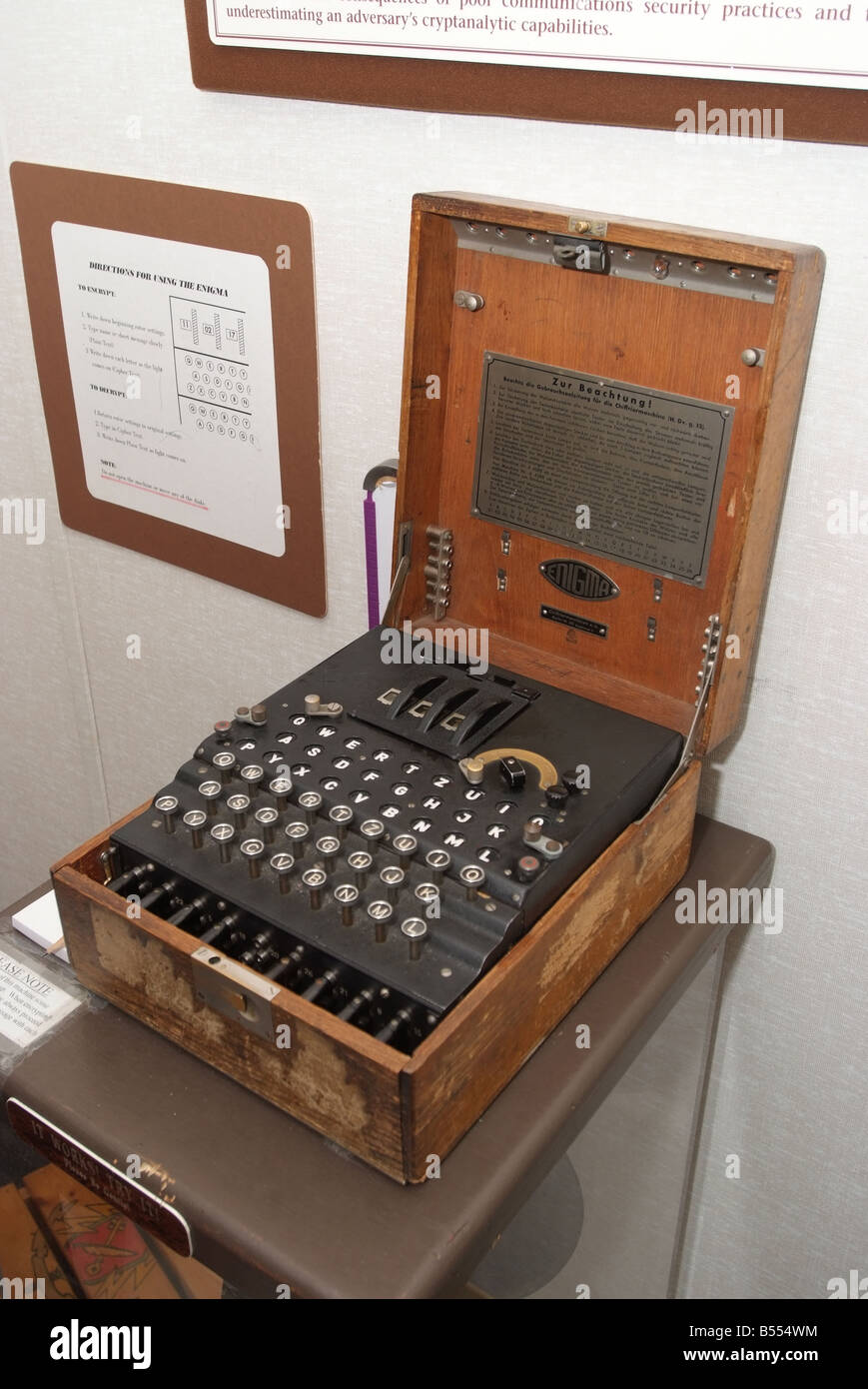 Das National Cryptologic Museum bei der National Security Administration im Anne Arundel County in Maryland Stockfoto