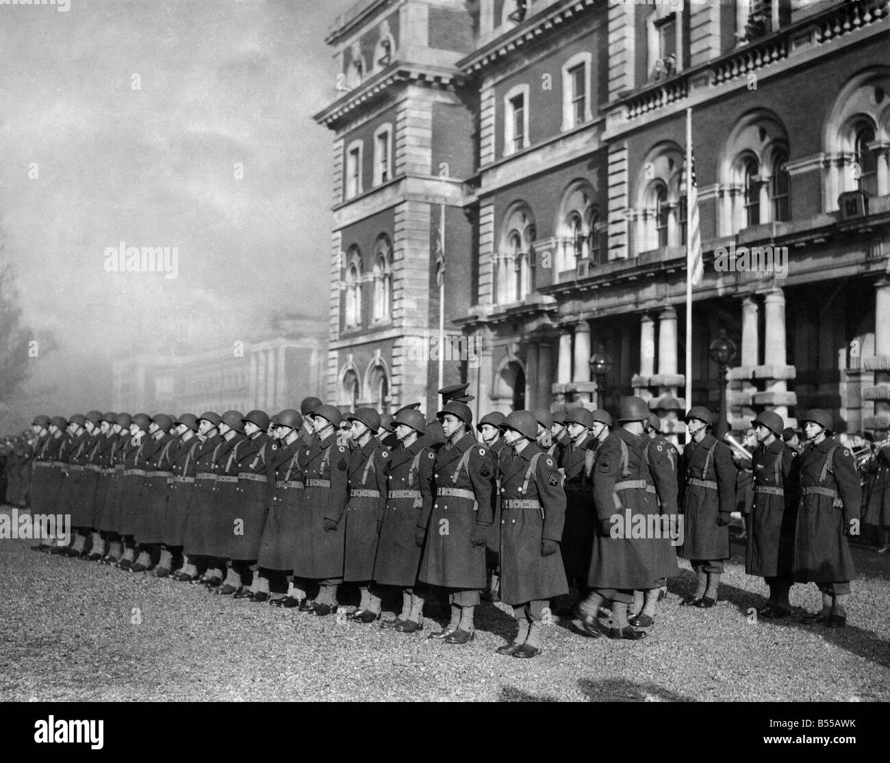 Eine britische Millitary Krankenhaus übergeben an die amerikanischen Streitkräfte Januar 1944 P012286 Stockfoto