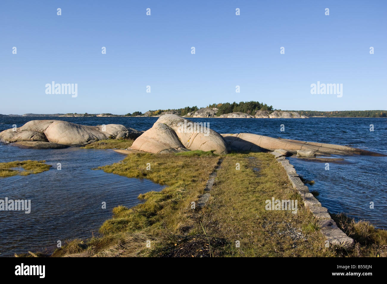 Archipel der Westküste Schweden Stockfoto
